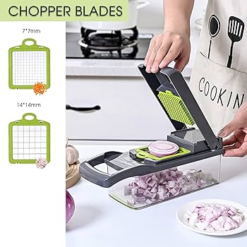 べじくり Amazon.com: Vegetable Chopper Slicer 13-in-1 with Spice